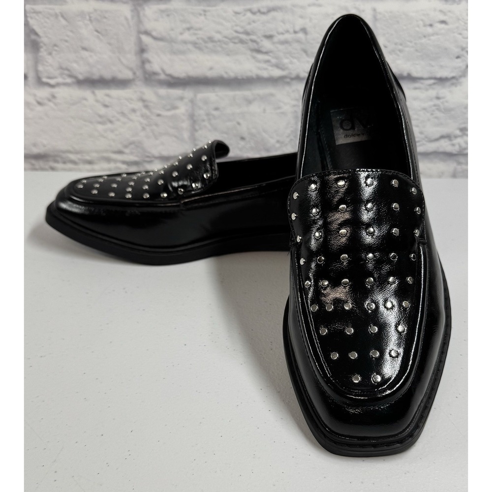 *BRAND NEW* Dolce Vita Fran-S Studded Black Loafer Womens 9 Shoes Slip On